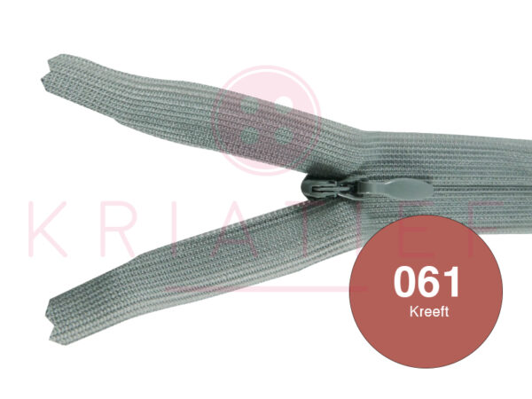 Blinde rits 15 cm - 061 kreeft