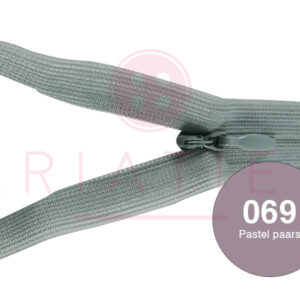 Blinde rits 22 cm - 069 pastel fuxia