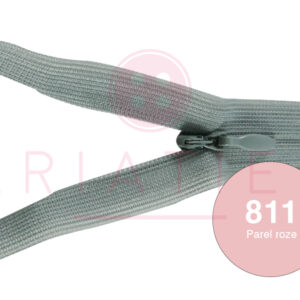 Blinde rits 12 cm - 811 parel roze