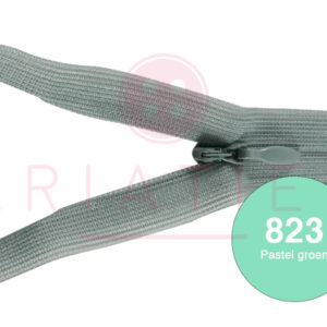 Blinde rits 20 cm - 823 pastel groen