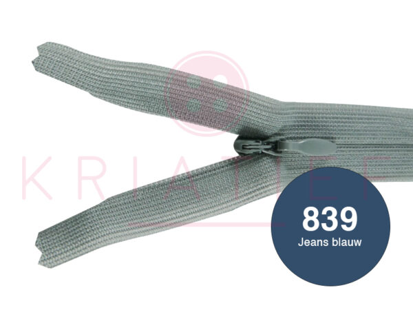 Blinde rits 12 cm - 839 jeans