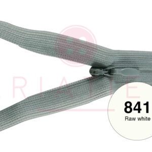 Blinde rits 12 cm - 841 raw white