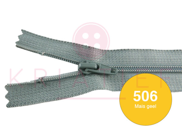 Broekrits 20cm ndb - 506 mais geel