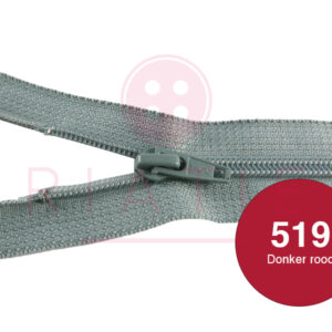 Broekrits 20cm ndb - 519 donker rood
