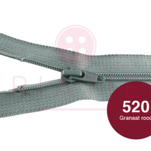 Broekrits 20cm ndb - 520 granaat rood