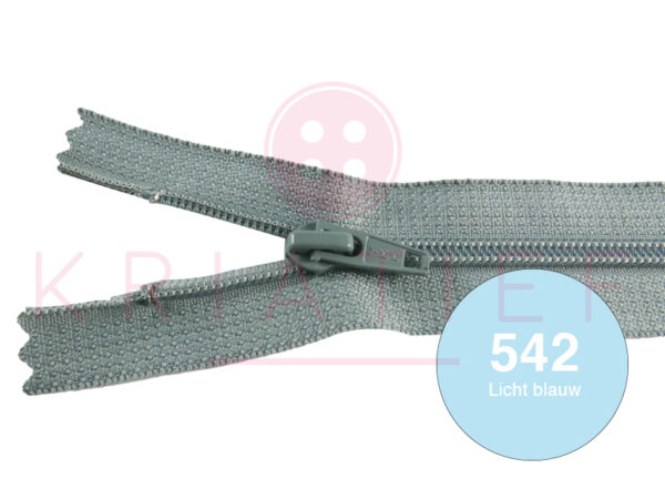Broekrits 18cm ndb 542 licht blauw