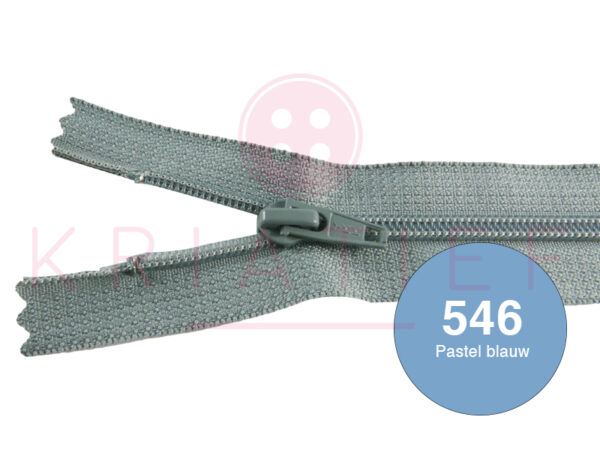 Broekrits 20cm ndb - 546 pastel blauw