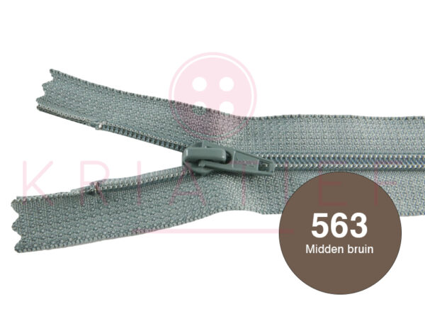 Broekrits 18cm ndb 563 midden bruin