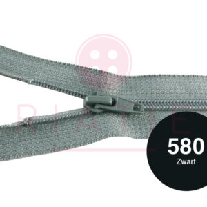 Broekrits 20cm ndb - 580 zwart
