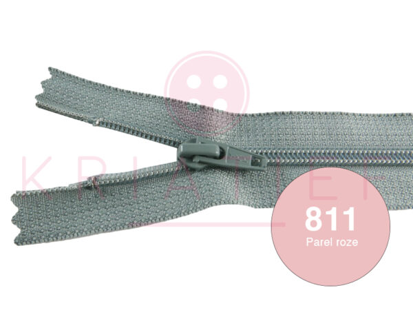Broekrits 20cm ndb - 811 parel roze
