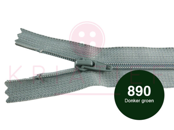 Broekrits 18cm ndb 890 donker groen