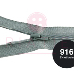 Broekrits 20cm ndb - 916 zwart/bruin