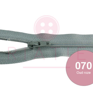 Japon rits 25 cm - 070 oud roze