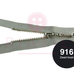 Balrits Met. 15cm ndb 916 zwart/bruin