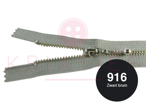 Balrits Met. 15cm ndb 916 zwart/bruin