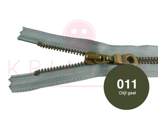 Oogrits br. db 35cm 011 olijf/geel