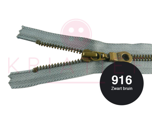 Oogrits br. 80cm db 916 zwart/bruin