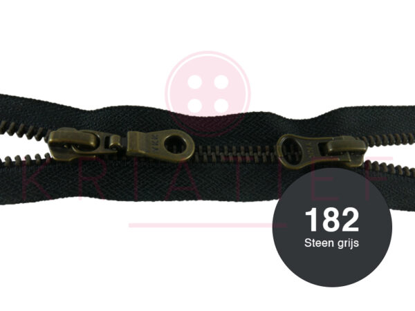 Twgrits 80cm brons 182 steen grijs