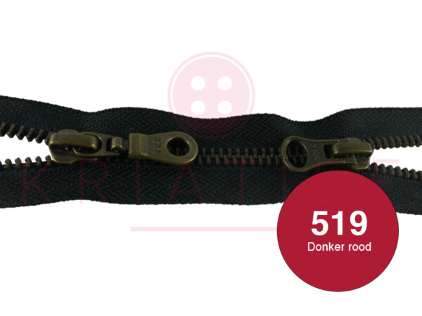 Twgrits 80cm brons 519 donker rood