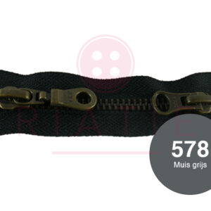 Twgrits 50cm brons 578 muis grijs