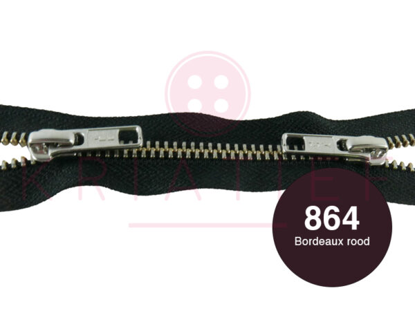 Twgrits 100cm met 864 bordeaux rood